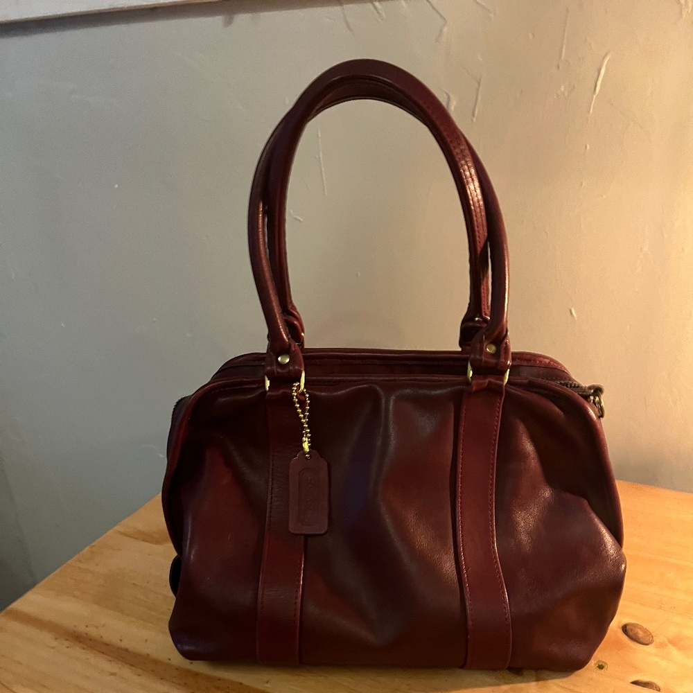 Vintage Coach Satchel Oxblood / Maroon